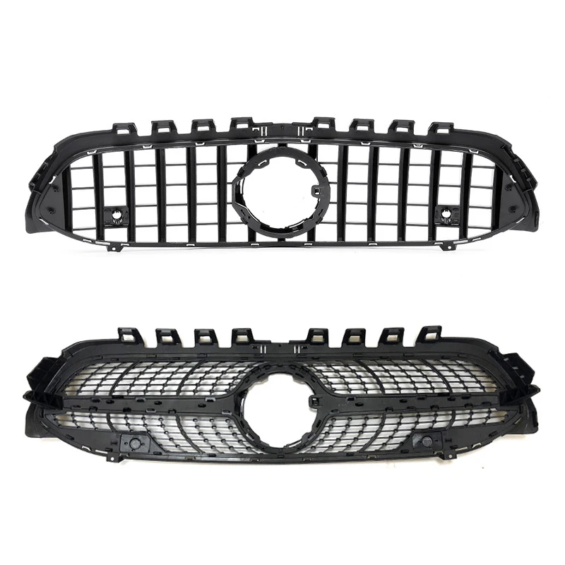 Suitable For Mercedes-Benz A-Class 177 Front Modification, AMG , Starry Sky , Vertical Stripe GT Grille