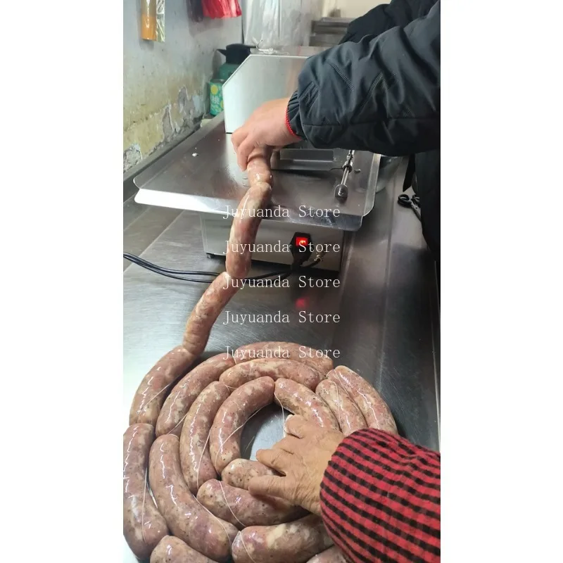 

Sausage packing machine, sausage connecting equipment, automatic electric sausage knotting machine