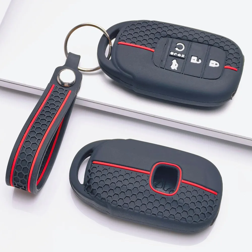 Remote Cover for Honda Accord Civic CR V HR V Pilot Passport Odyssey Ridgeline Insight Clarity Fit Jazz Key Shell Full Cover