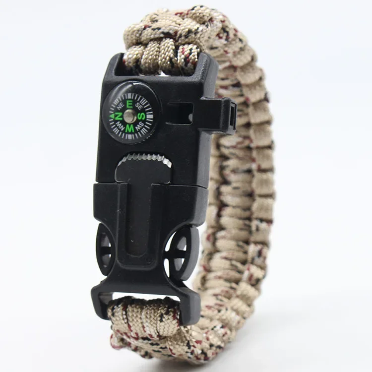 Wilderness survival bracelet, parachute rope bracelet, special forces, multi-functional woven bracelet survival equipment