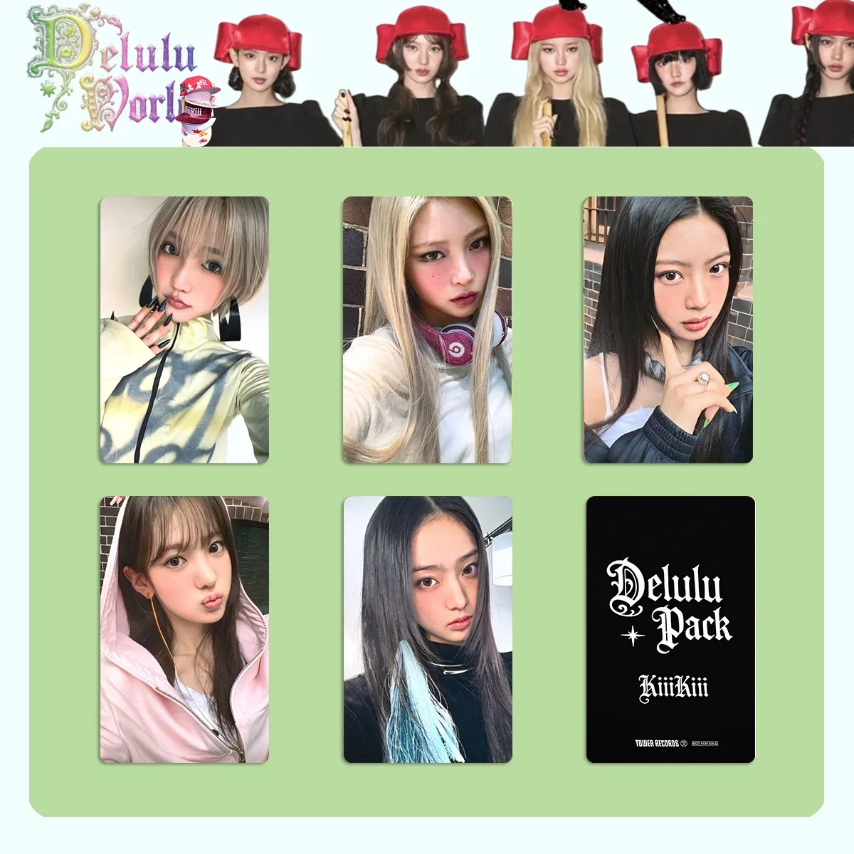 5PCS Korean Hot Idol KiiiKiii New Album 
