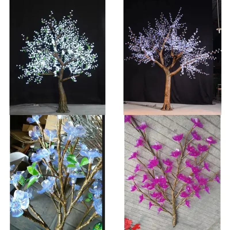 Outdoor wedding decoration waterproof outdoor Christmas LED cherry tree floor lamp
