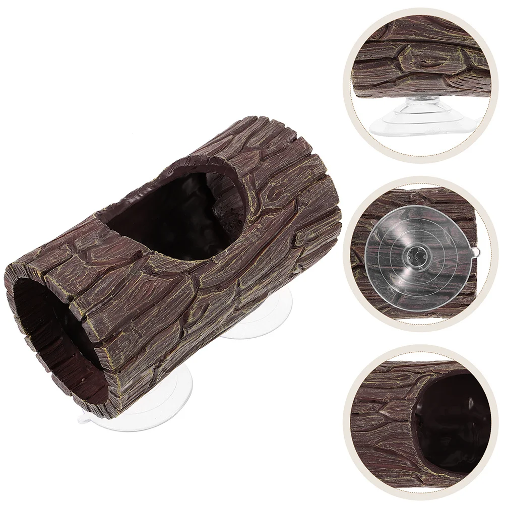 

Скрытие на присоске для рептилий, убежище для ботаты, ствол дерева ящерицы, смола, прочное убежище для ящериц, бревно, резервуар для рептилий, хованка для ящерицы