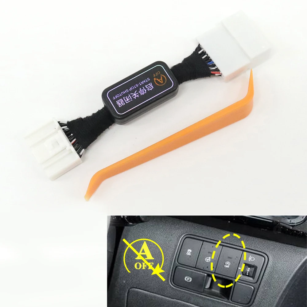 Auto Start Stop Disabler Eliminator Engine Off Closer Device Canceller Delete Control Cable Plug For Hyundai Staria 2023-2026