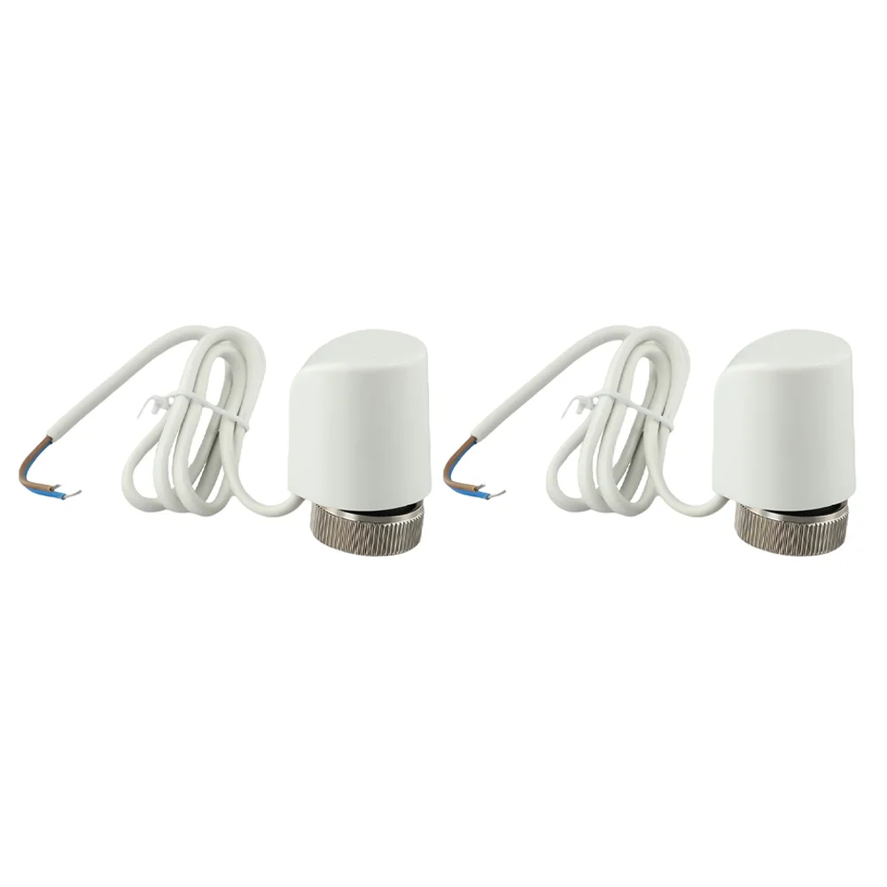 2pcs AC230V Thermal Actuator M30x1 5mm Thread for Improved Temperature Control in For Floor Heating Radiator Valves