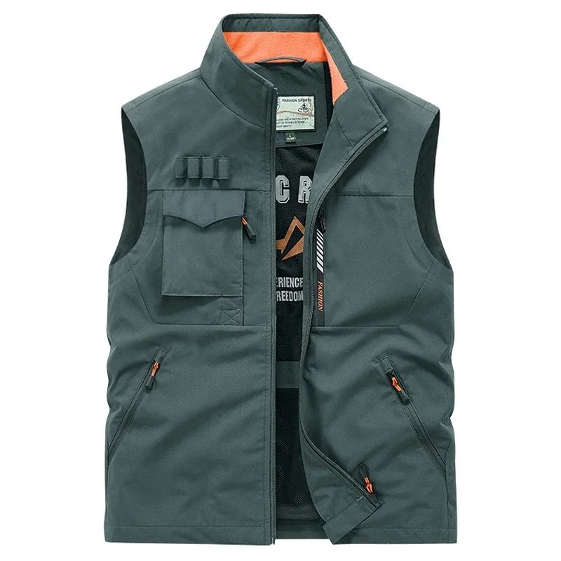 Summer New Outdoor Work Safari Fishing Travel Cargo Vest Men