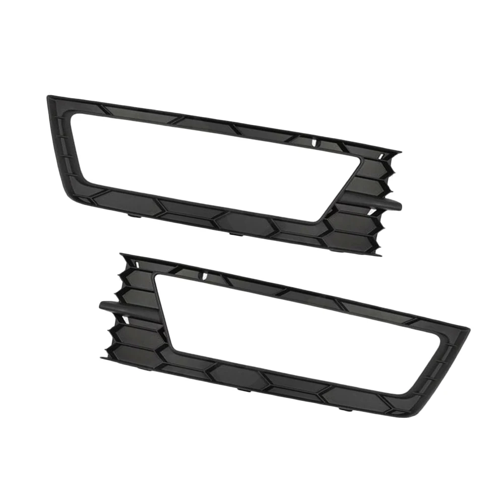 2Pcs Auto Front Fog Lamp Frame For Skoda Rapid 2013 2014 2015 2016 2017 Bumper Fog Lamp Light Lower Grille Hole Car Accessories