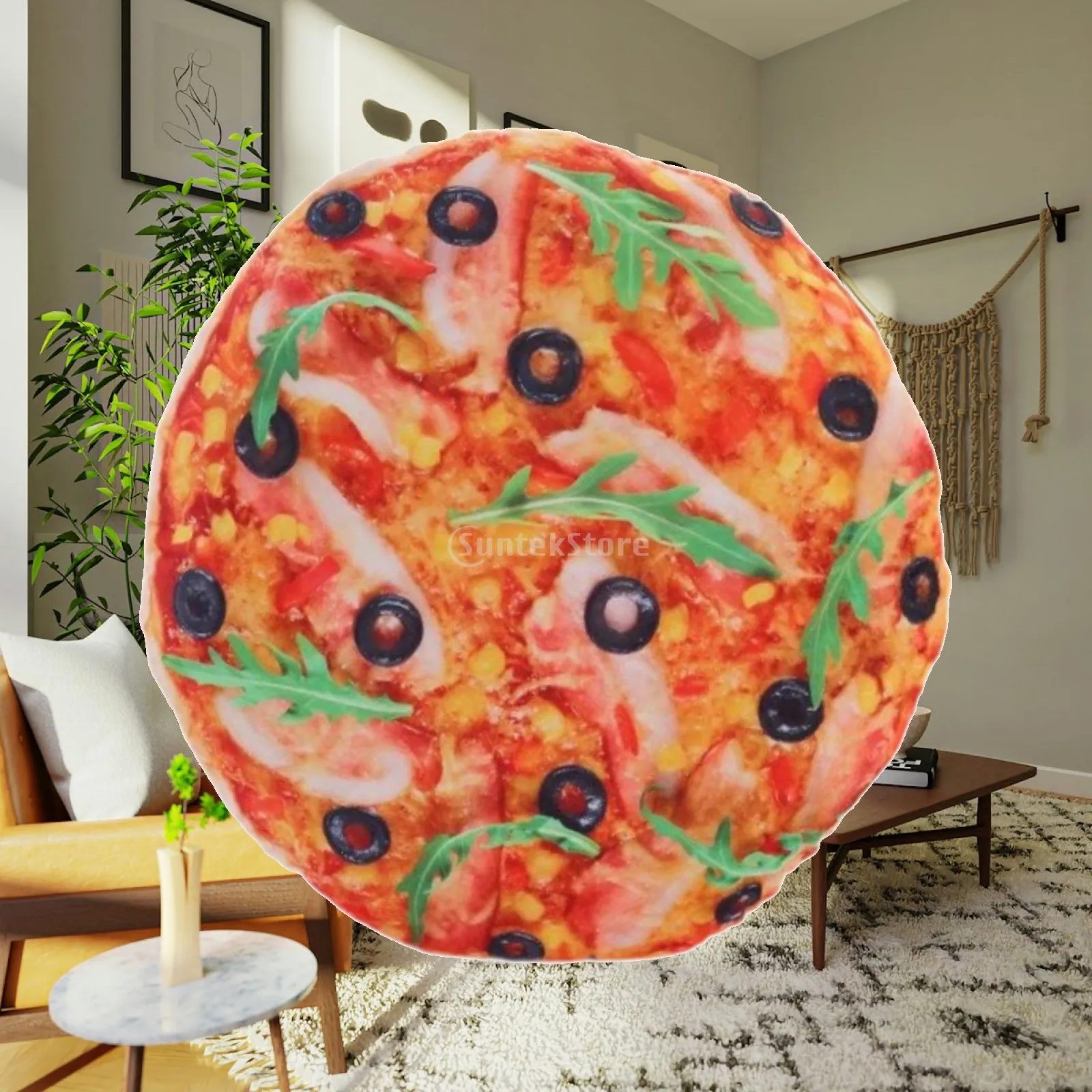 Throw Pillow Simulation Food Shape Plush Pillow Comfortable Decorative Pillow Sofa Cushion for Dorm Bedroom Car Decoration