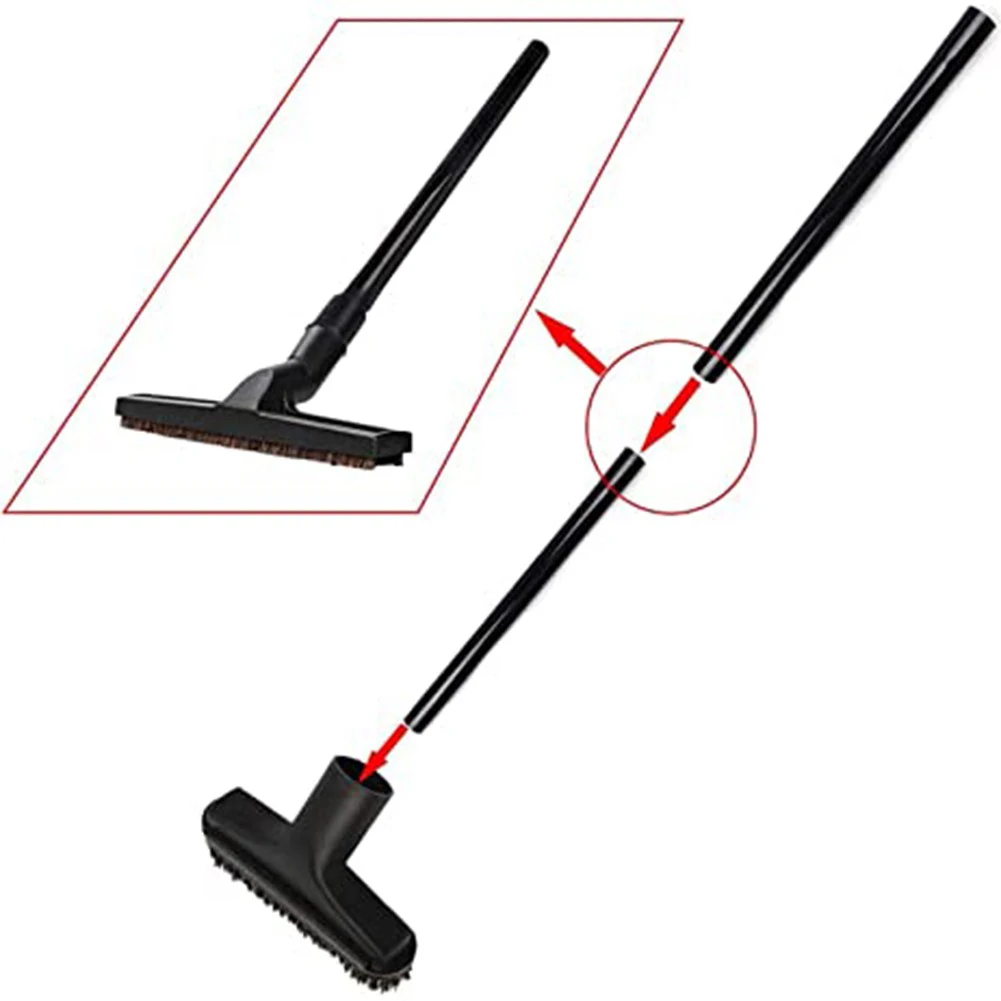 2 pz aspirapolvere 35mm diametro tubo di prolunga tubo di aspirazione plastica nero bagnato asciutto aspirapolvere asta di prolunga