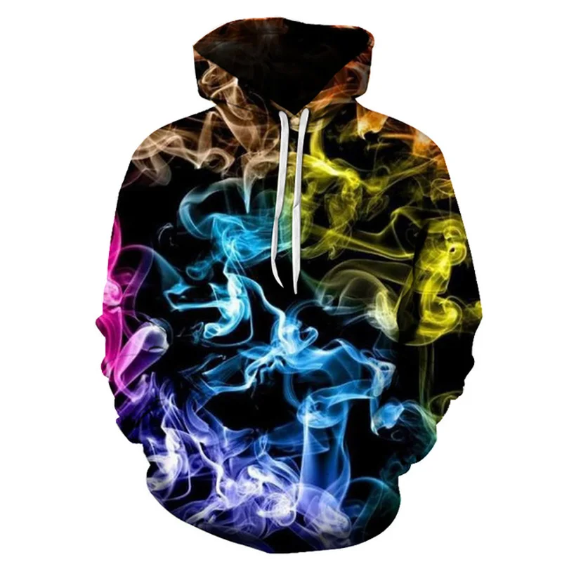 Gouache Color Fashion Style 3D Printed Hoodies Harajuku Unisex Pullovers Hoodie Casual Sweatshirts Street Top Tracksuit