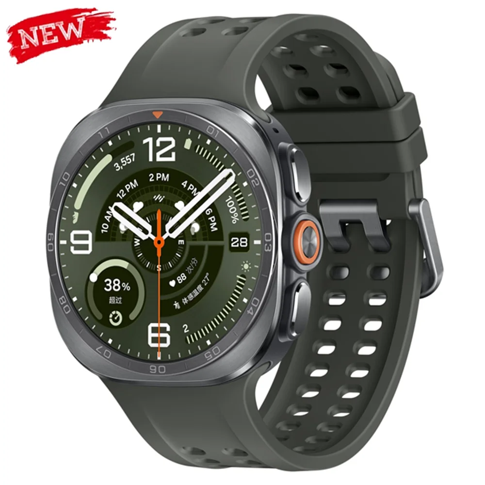 Official Silicone Sport Strap for Samsung Galaxy Watch Ultra2 47mm 2026 Band Bracelet for Galaxy Watch Ultra 2025 47mm Wristband