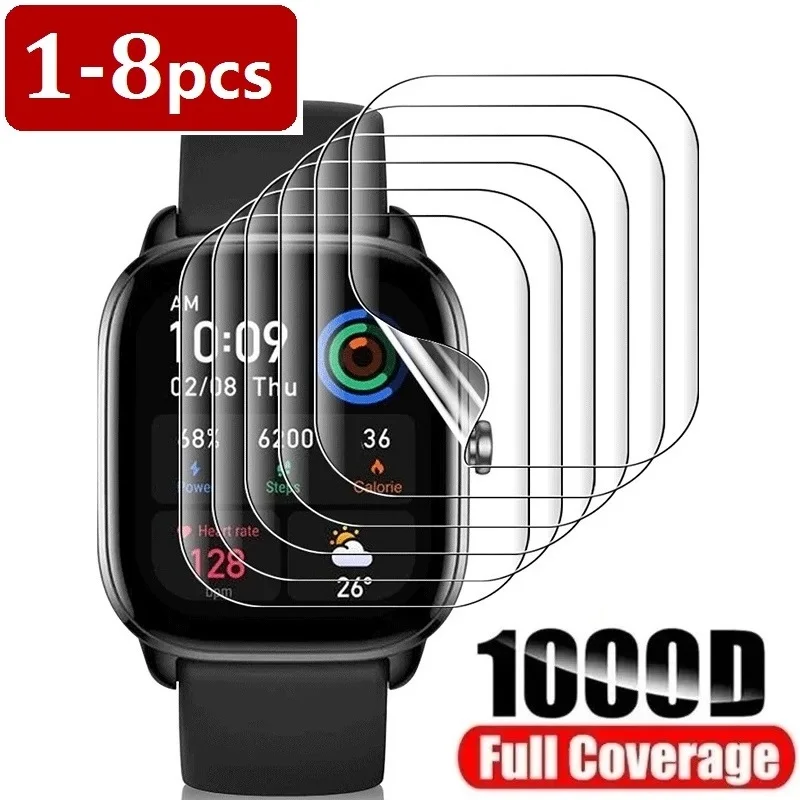 For Amazfit GTS 4 Mini New 3 2 Screen Protector Hydrogel Film for Amazfit GTS 2 Mini 3 GTS 4 Mini NEW Film Foil Protection