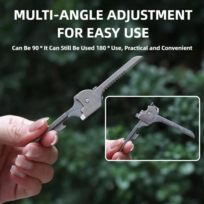 Portable Multi-function Keychain Screwdriver Mini Multi-Tool Bottle Opener EDC Screwdriver Everyday Pocket Tool To Carry image 3