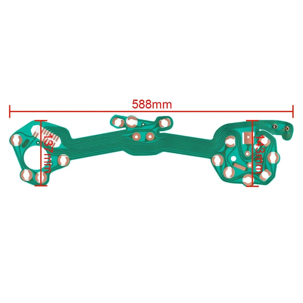 Printed Circuit Board for Ford Mustang 1971-1973 Instrument Panel Bezel W/O Tach