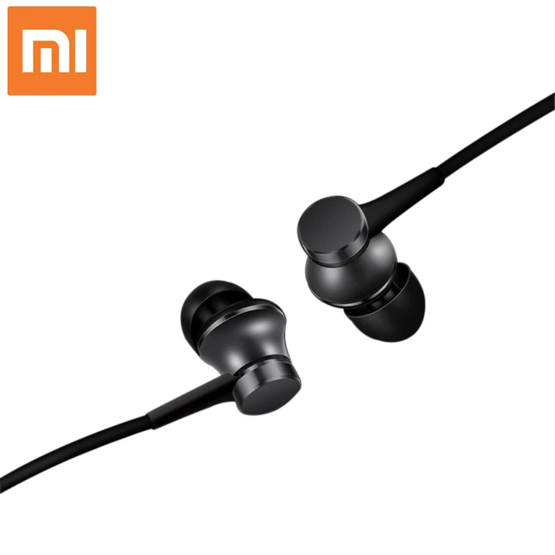 Xiaomi In Ear MI PISTON 3 3,5 мм Джек Спорт свежая версия с шумоизоляцией и микрофоном управление проводом для XIAO MI HUAWEI SAMSUNG