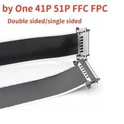 41Pin 51Pin I-PEX 4K LVDS High-Definition LCD Ribbon Cable AWM 20861 20706 105C 60V VW-1 V-by One 41P 51P FFC FPC Dual Head