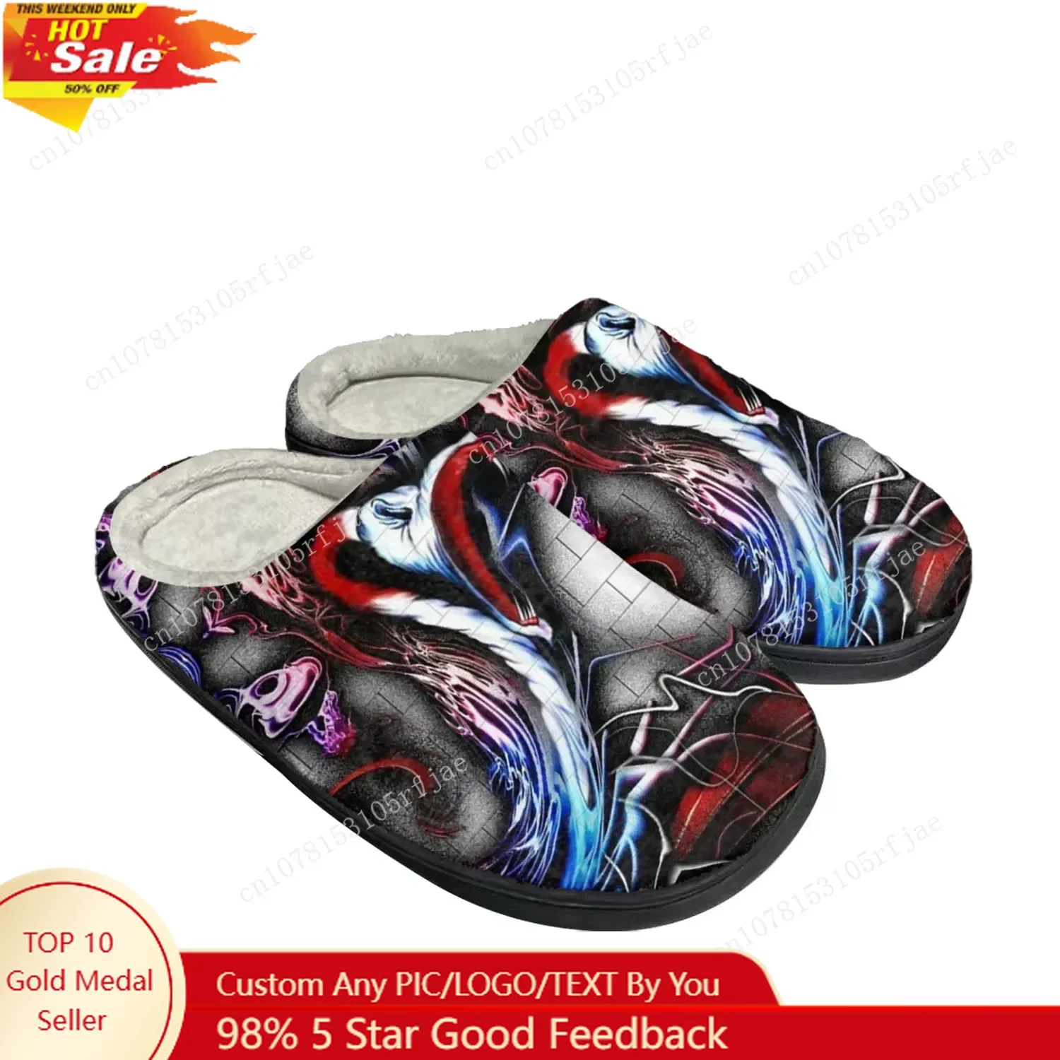 

Домашние хлопковые тапочки на заказ, мужские и женские плюшевые повседневные теплые тапочки для спальни, термотапочки по индивидуальному заказу