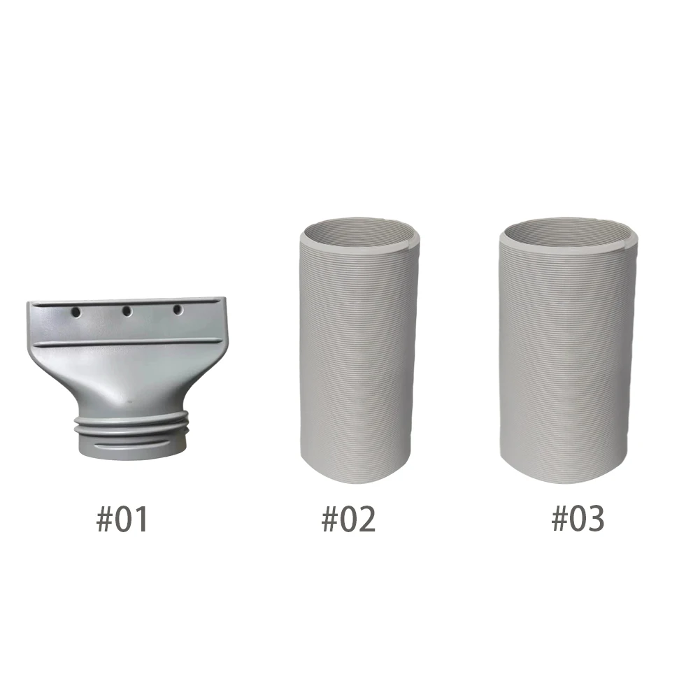 Flat Hose Adapter Flat Air Conditioning Exhaust Hose Adapter Air Conditioning Connector for Air Conditioning and Exhaust Systems