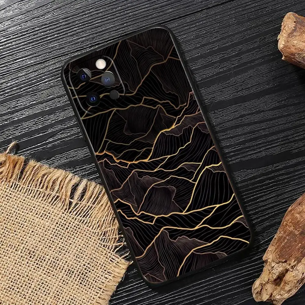 

Minimally striped trendy phone case suitable for iPhone 16, 17, 15, 14, 13, 12, 11 Pro/Max/Plus all inclusive frosted soft case