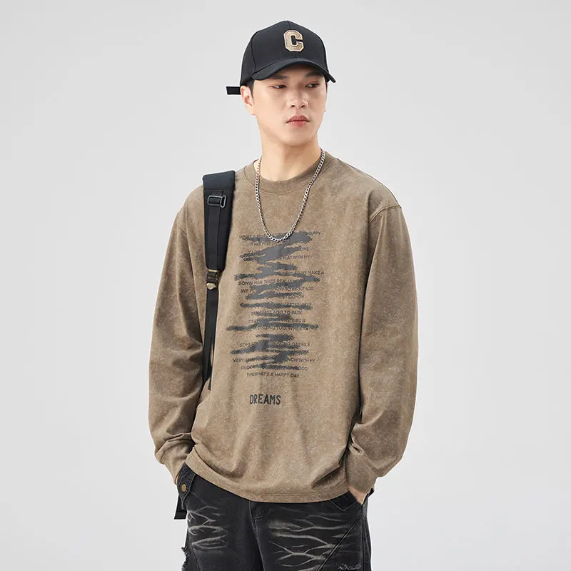 Nova Camiseta Criativa de Gola Redonda e Manga Longa 2025, Casual e Confortável, Unissex, Ajuste Padrão, Moletom Estampado pa...