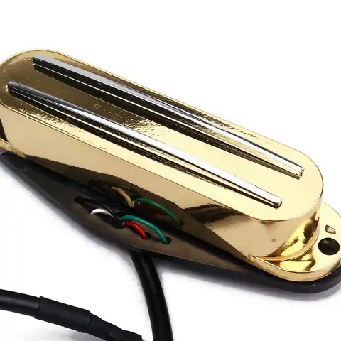 Electric Guitar Single Coil Humbucker Neck Pickup 4 Wire Coil Tap Shielded Parts for Fender Strat