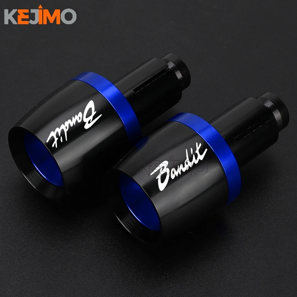

For SUZUKI GSF 250 600 600S 650 650S 650N 1200 1250 Bandit 650S Motorcycle 7/8"22MM Handlebar Hand Grips ends Handle Bar End Cap