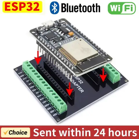 ESP32 Development Board WiFi + Bluetooth module Ultra-Low Power Consumption Dual Core NodeMCU-32S ESP32 32D 32U 30Pin Board