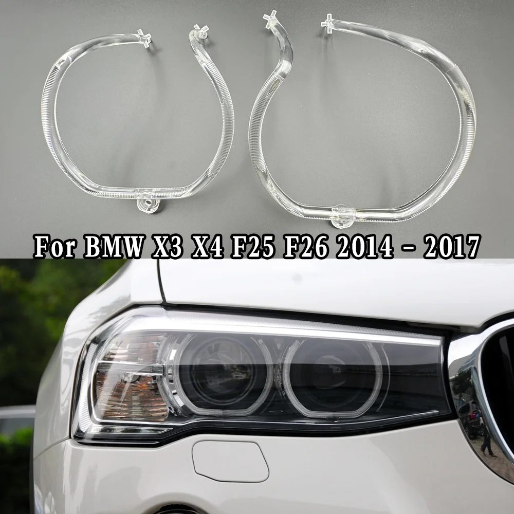 

Для BMW X3 X4 F25 F26 2014 2015 2016 2017 автомобильные аксессуары DRL дневные ходовые огни направляющее кольцо фары ангельские глазки световая трубка