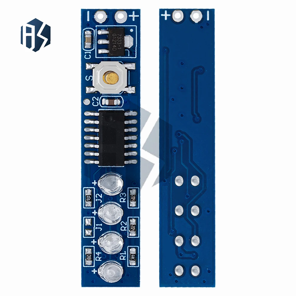 1S 2S 3S 4S Enkele 3.7V 18650 Lithiumbatterij Capaciteit Indicator Module Procent Vermogen niveau Tester LED display board