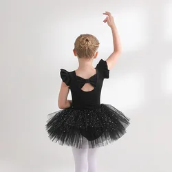 Solid Children's dance costume Girls Ballet Dress Sleeveless training bodysuit kids Ballet Tutu skirt Performance Dancewear