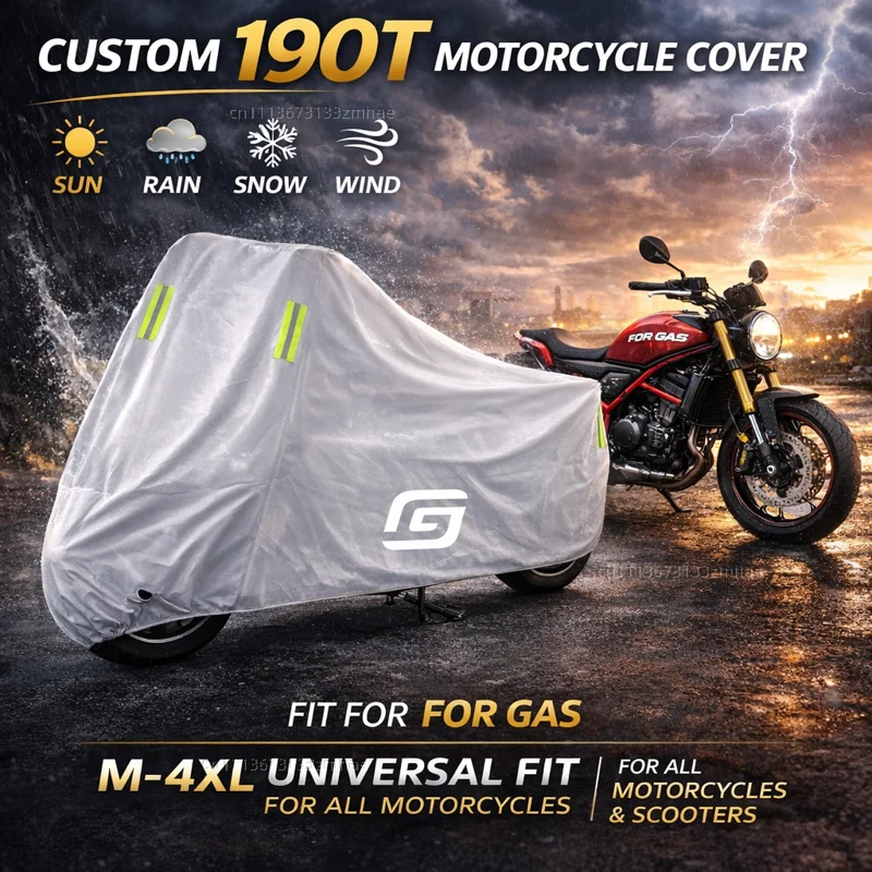 For Gas Gas EC300 250 120 EC EX MC TXT Motorcycle Cover Waterproof Heavy Duty Outdoor Rain Dust Sun Protector