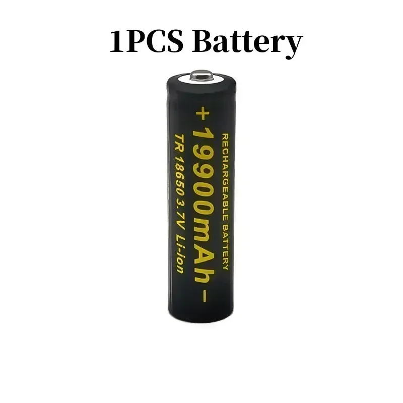 100% ใหม่ 18650 แบตเตอรี่ลิเธียมไฟฉาย 18650 แบตเตอรี่ 3.7V 19900 Mah สําหรับไฟฉาย + 201 charger