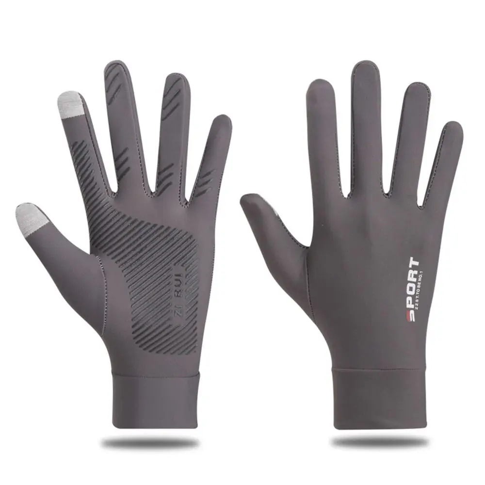 

Summer UV Protection Sunscreen Gloves Breathable Thin Anti-UV Mittens Elastic Slip Resistant Sun Protection Gloves Sports