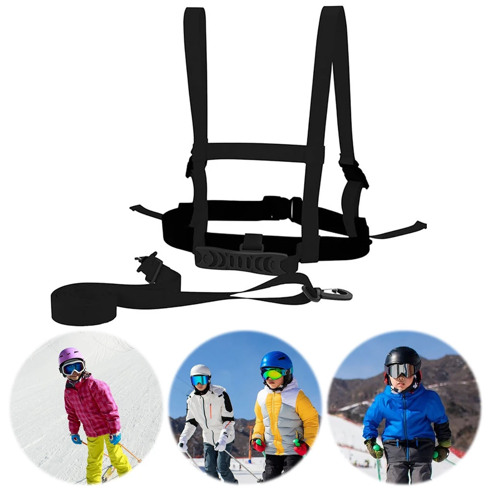 مقود تدريب التزلج للأطفال على الجليد وحزام كتف آمن للتزلج على الجليد للمبتدئين