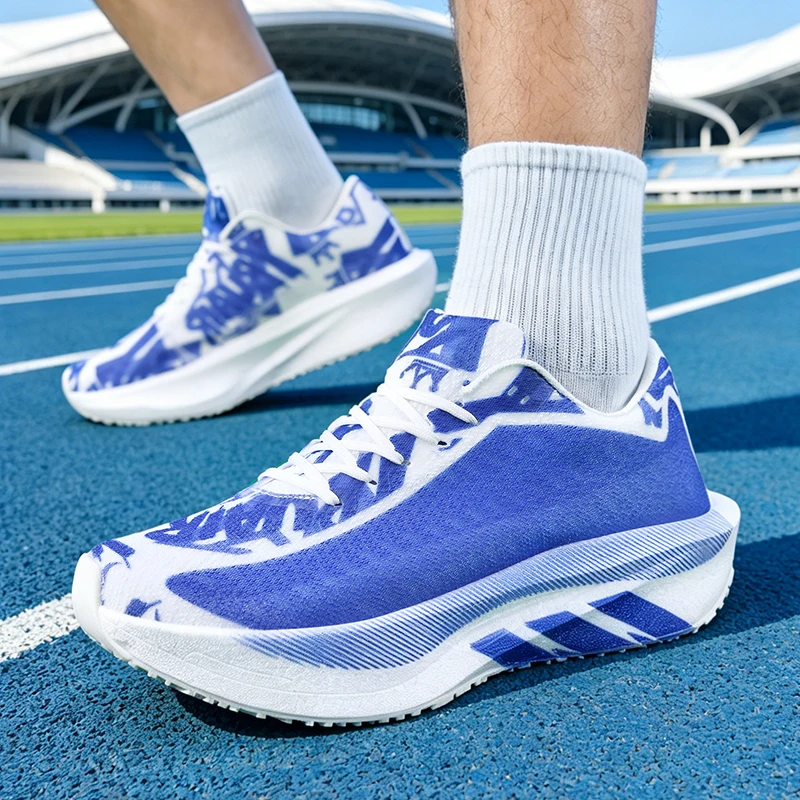 

Men's Running Shoes Jogging Breathable Mesh Cushioning Non-Slip Outdoor Luxury shoes Couple Trainer Race Sneakers Off-road Shoes