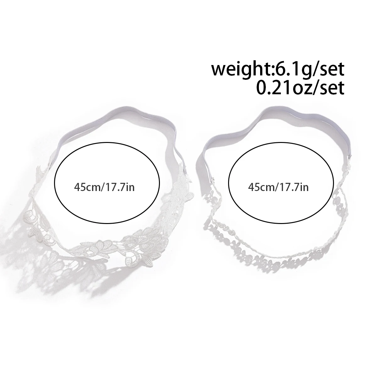 SHIXIN 2Pcs Elegant White Lace Flower Elastic Thigh Leg Chain Women Sexy Imitation Pearl Tassel Thigh Legging Party Body Jewelry