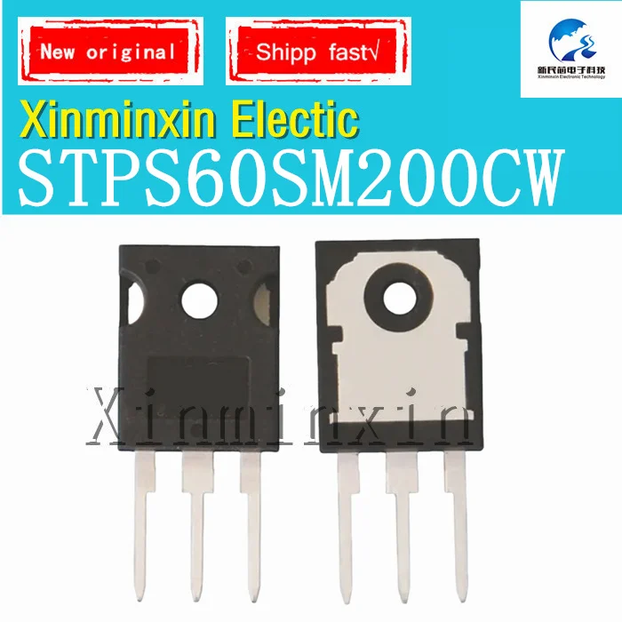 

10PCS/LOT STPS60SM200CW TO-247-3 Voltage: 200V Current: 30A IC Chip New Original In Stock