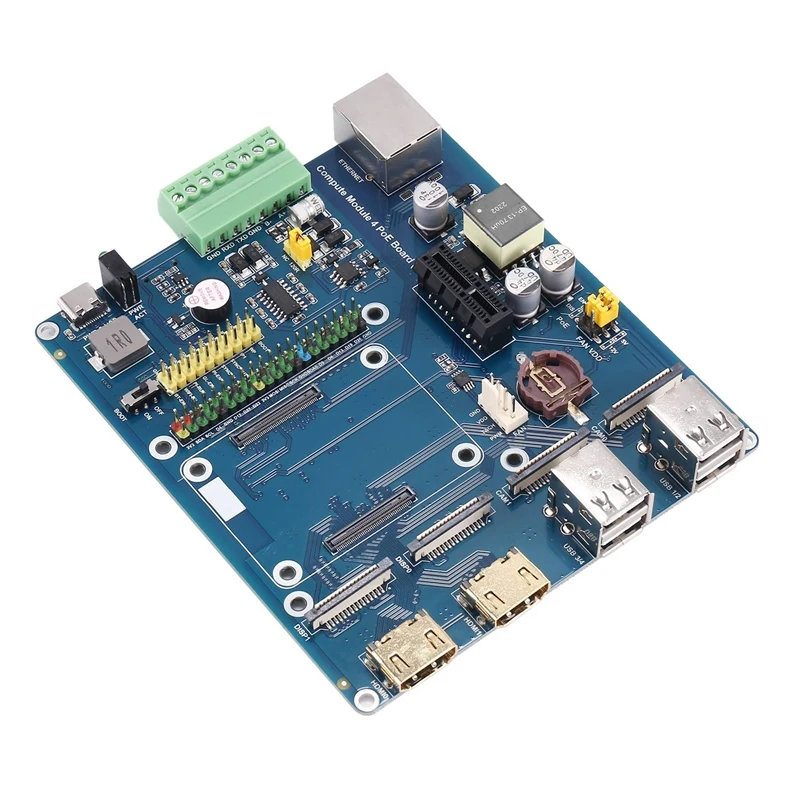 Imagem -06 - Placa de Expansão Gpio para Raspberry pi Compute Module Poe Rs485 Rs232 Mipi Portas Csi Usb Rj45 40pin Gpio as Melhores Ofertas