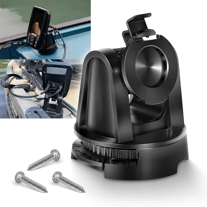 010-12439-10 Secure Tilt/Swivel Mount for Garmin Striker Plus 4/4Cv- Kayaking, Ice Fishing, Boating, and Stand-Up Paddle Board