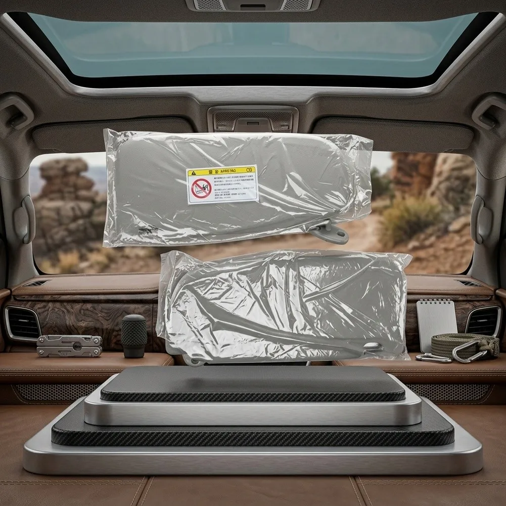 Sun Visor Set for Isuzu For D-MAX 2021 MoFor Del OEM Part Numbers CA100150401 anFor D CA100150420 ABS Material