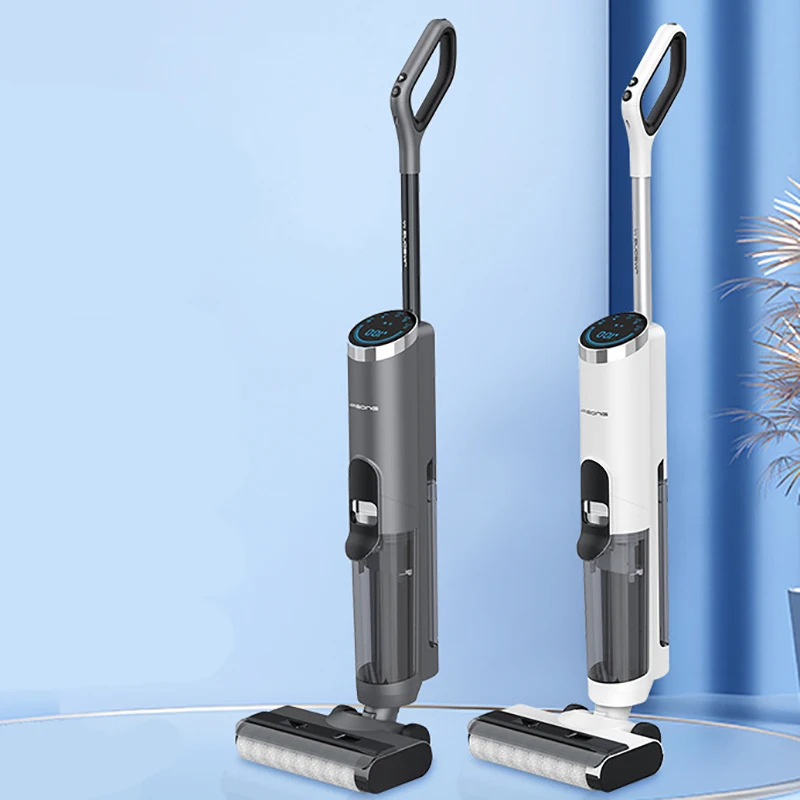 Intelligent Wet Dry Handheld Wireless Floor Vacuum Cleaner with Self Cleaning Function High Suction Mop for Hard Floor Cleaning
