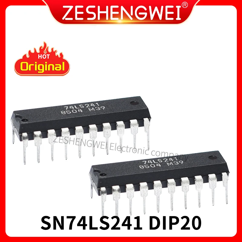 5PCS SN74LS241N SN74LS241 PDIP20 Buffer Cable Driver New Original In Stock