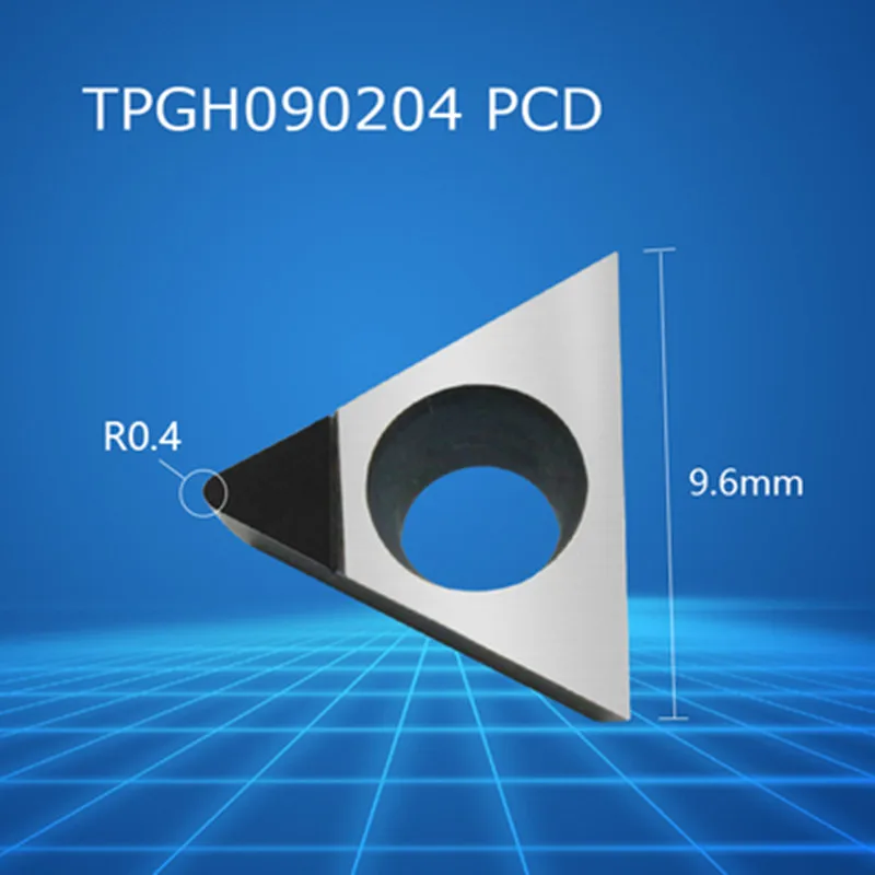 TPGH080202 TPGH080204 TPGH090202 TPGH090204 TPGH110202 TPGH110204 PCD Carbide Insert TPGH Inserts 2PCS