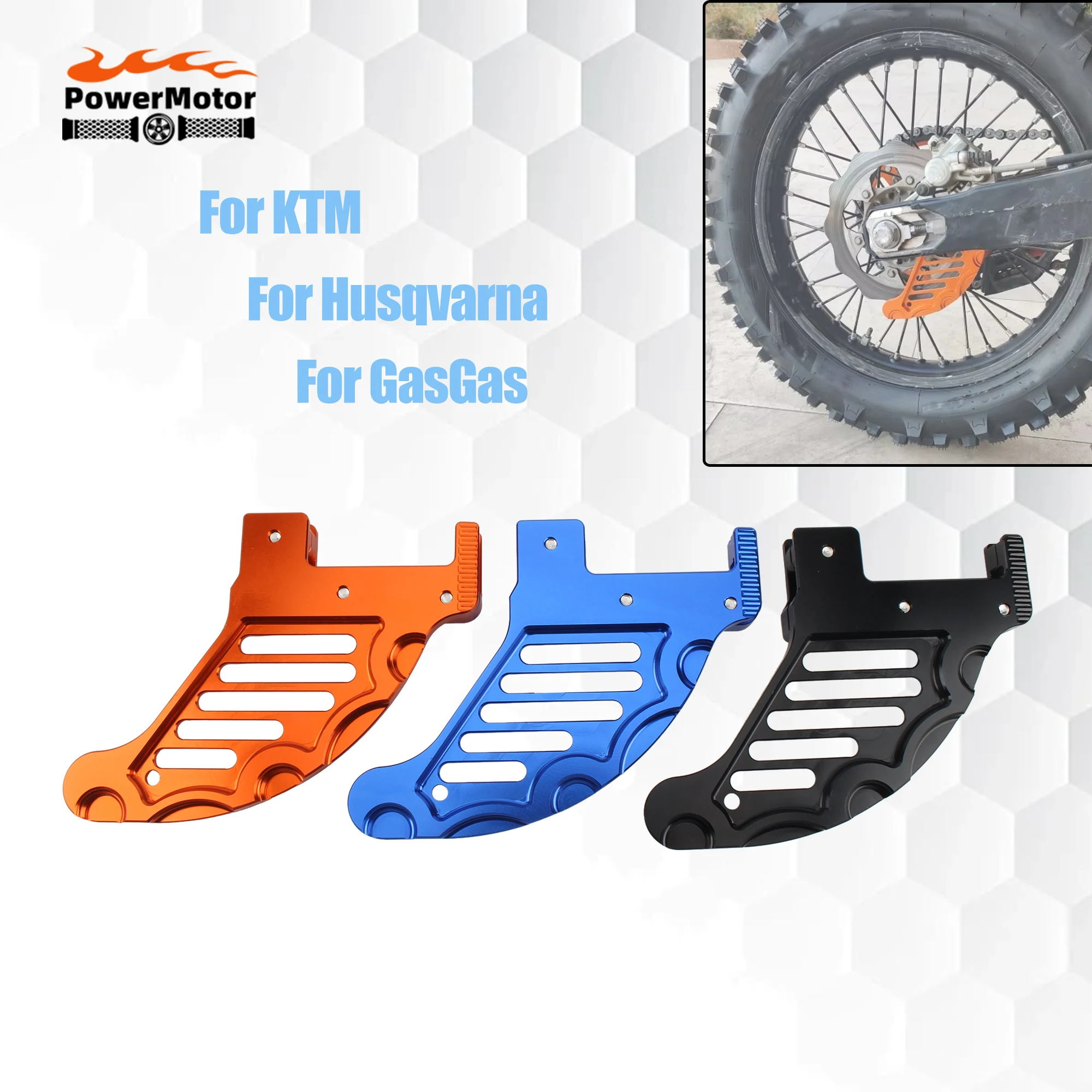 

Motorcycle Rear Brake Disc Guard Protector For KTM 125-530 XCW XCF-W EXC EXC-F SX For Husqvarna 125-501 TE FE FC TC 2014-2017