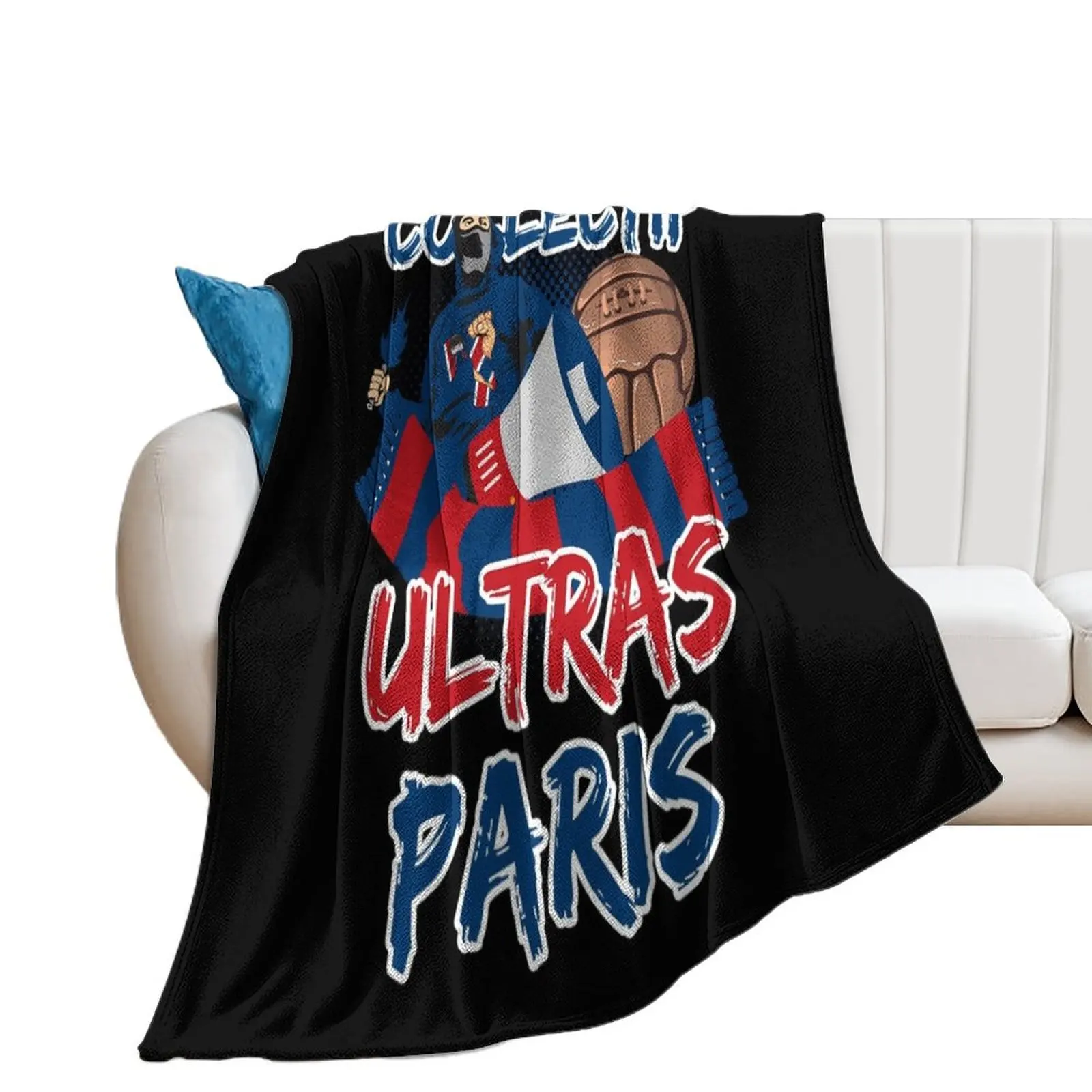 

Collective Ultras Paris Throw Blanket Furry Sofa Thin Blankets