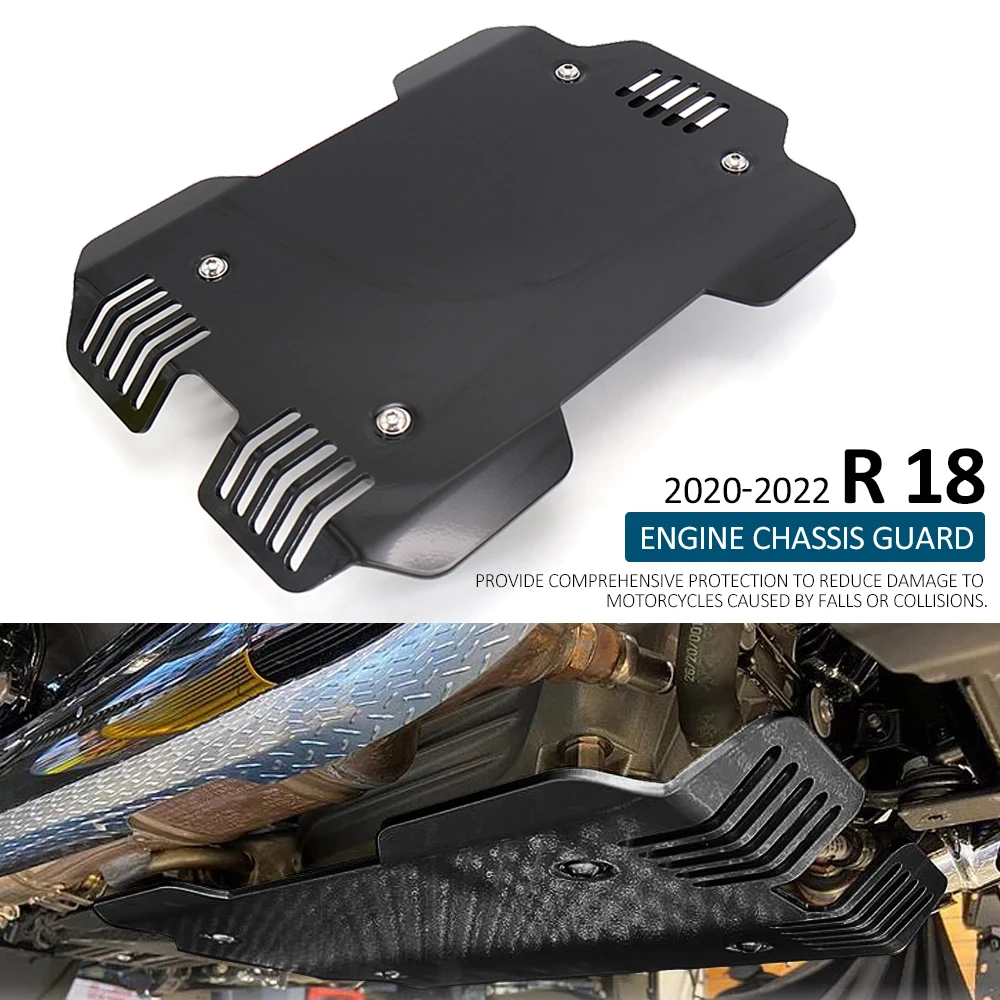 

New For BMW R18 R 18 r18 2020 2021 2022 Engine Chassis Protection Cover Under Guard Skid Motorcycle Accessories Black