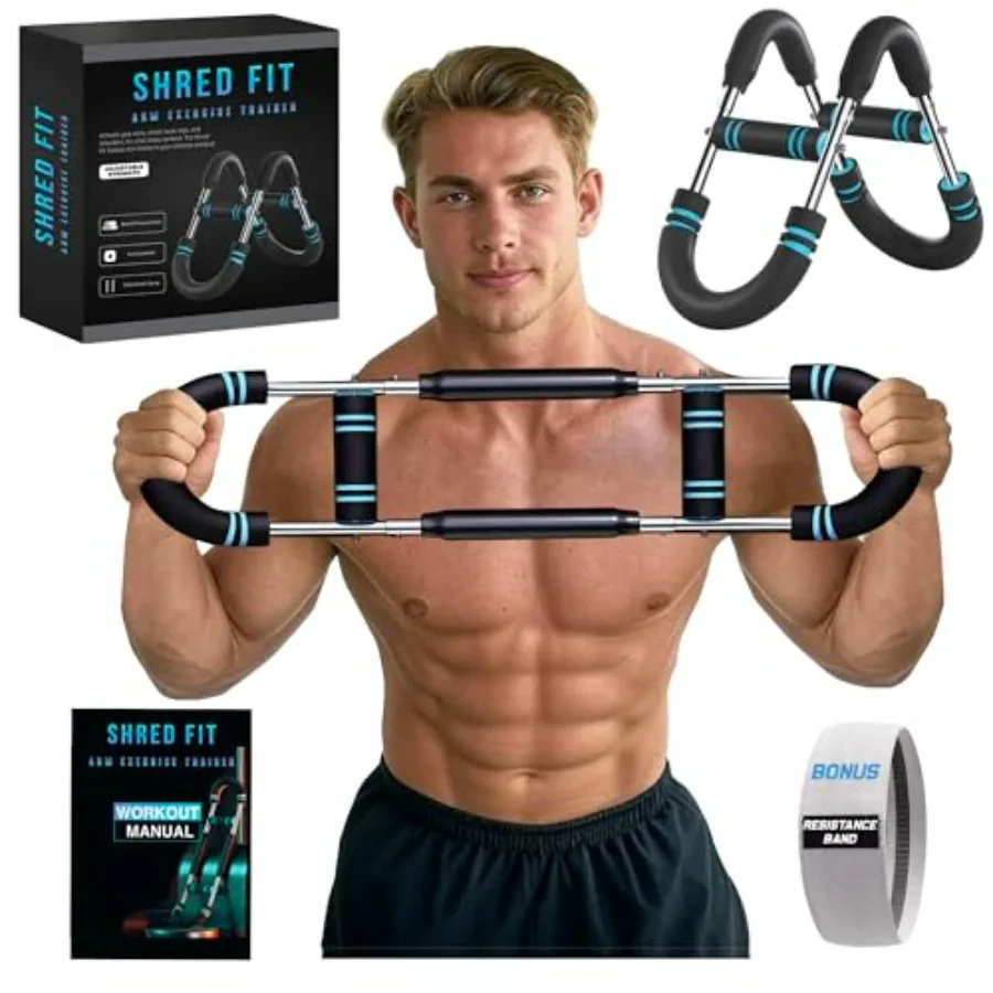 

40-90lb,Twister Arm Trainer – Adjustable Forearm Strengthener – Exercise Equipment for Men & Women – Chest Workout Equipment – P