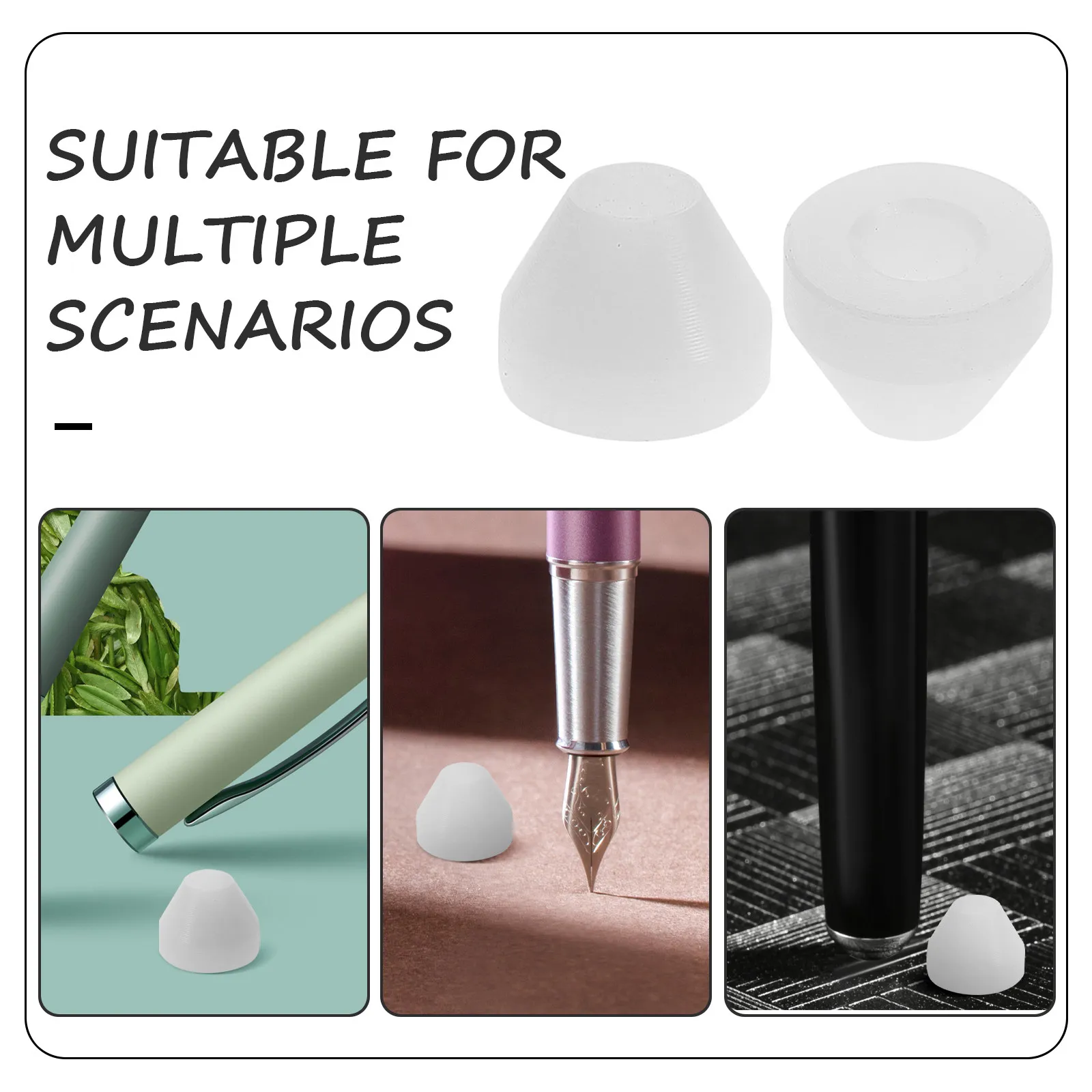 

20 шт. изоляционных втулок для ручек, белые, нескользящие, долговечные, из полиэтилена высокой плотности, для сборки ручек и токарной обработки дерева