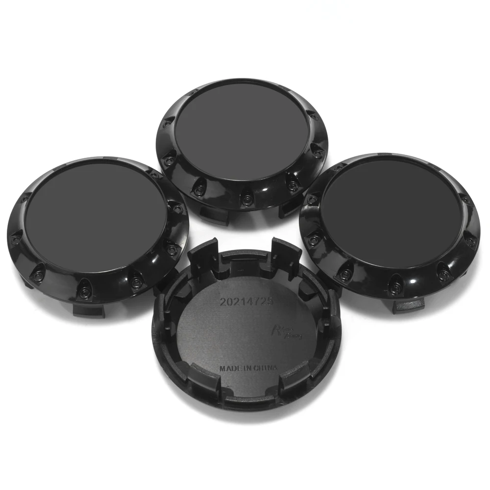 4pcs 75mm 68mm Wheel Hub Center Caps  For  M608 M242 #81310409 C200 E320 E200 GLC ML Rims Cover Car Accessroies Black Chrome