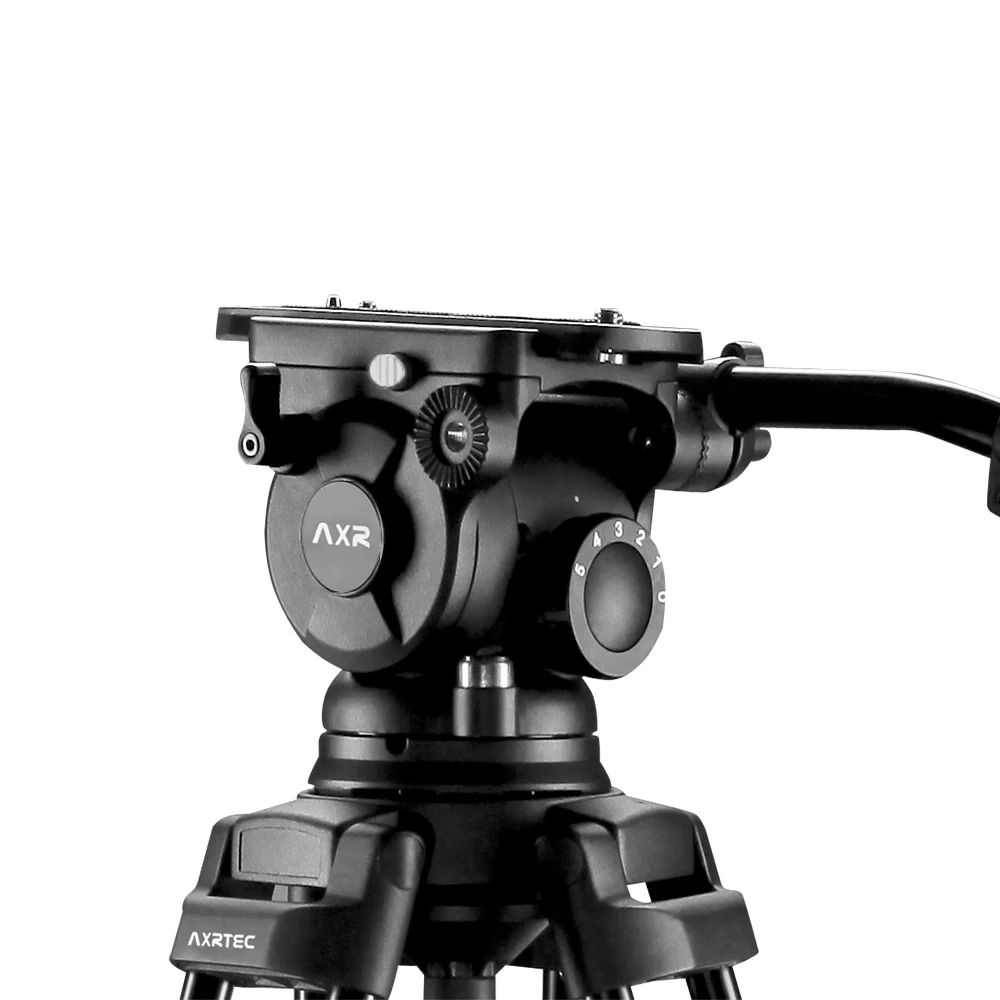 

Axrtec AH800 Heavy Duty 12kg Payload 100mm Bowl Professional Video Fluid Tripod Head for Camcorder Flim Shooting